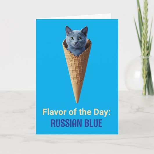 Blue Cone Karte (Vorderseite)