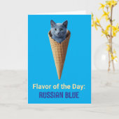 Blue Cone Karte (Gelbe Blume)