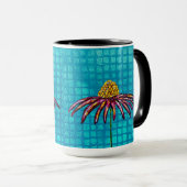 Blue Coneflower Tasse (VorderseiteRechts)