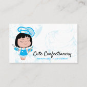 Blue Confectionery Baker Visitenkarte (Vorderseite)