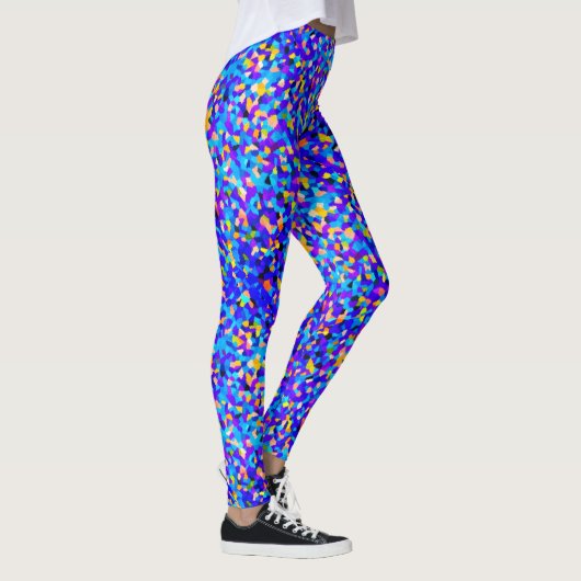 Blue Confetti Leggings (Rechts)