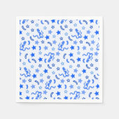 Blue Confetti Serviette (Vorderseite)