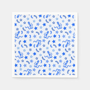 Blue Confetti Serviette