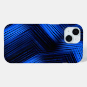 Blue Contemporary Abstrakt Case-Mate iPhone Hülle (Rückseite (Horizontal))