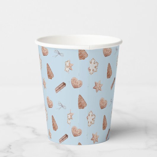 Blue Cookie Exchange Pappbecher (Rechts)