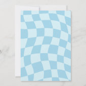 Blue Cool One Popsicle Summer Boy Birthday Einladung (Rückseite)