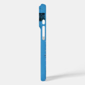 Blue Cool Unique Asia Urban Case-Mate iPhone Hülle (Rückseite / Links)