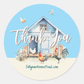 Blue Coop Vielen Dank für Ihr Interesse an den Lab Runder Aufkleber (Vorderseite)