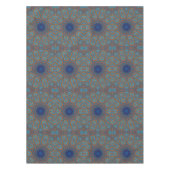 Blue Copper Graphic Circle Indian Style Muster Tischdecke (Vorderseite)