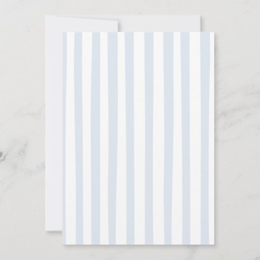 Blue Coquette Bow Coastal Christmas Einladung (Rückseite)