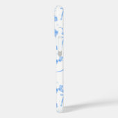 Blue Coquette Bow Custom Name Case-Mate iPhone Hülle (Rückseite / Links)