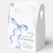 Blue Coquette Bow Girl Geburtstagsgeschenk Geschenkschachtel (Offen)