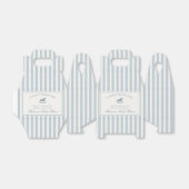 Blue Coquette Bow Rocking Horse Baby Shower Geschenkschachtel (Ungefaltet)