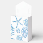 Blue Coral & Muschel Geschenkboxen Geschenkschachtel (Geöffnet)