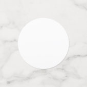 Blue Coral Pink Rustic Wedding Watermelon Konfetti (Klein Vorderseite)