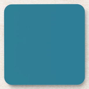 Blue Coral Steel Muted Aquamarin 2015 Color Trend Getränkeuntersetzer