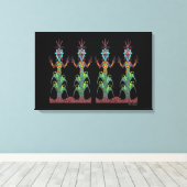 Blue Corn People Leinwanddruck (Insitu (Holzboden))