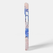 Blue Cornflores Watercolor Phone Case (Rückseite / Links)