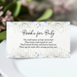 Blue Cornflower Baby Showbücher für Baby Begleitkarte