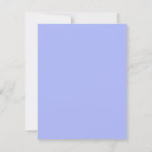 Blue Cornflower Bachelors Button Note Card Set Mitteilungskarte (Rückseite)