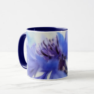 Blue Cornflower Blume Tasse Cup