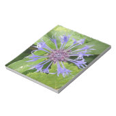 Blue Cornflower Notepad Notizblock (Rotiert)