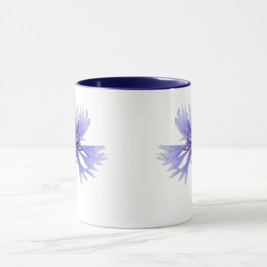 Blue Cornflower Tasse mit blauem Interieur (Zentrum)