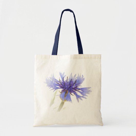 Blue Cornflower Tote Bag Tragetasche (Vorne)