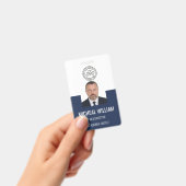 Blue Corporate ID Abzeichen Ausweis (Handheld)