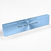 Blue Corporate Office Namensplakette