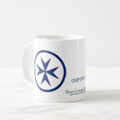 Blue Corsair Style Kaffeetasse (Vorderseite Links)
