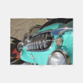 Blue Corvette Fleecedecke (Vorderseite (Horizontal))