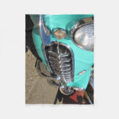 Blue Corvette Fleecedecke (Vorderseite)