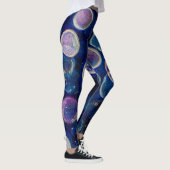 Blue Cosmic Orbs Leggings (Rechts)
