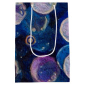 Blue Cosmic Orbs Mittlere Geschenktüte (Rückseite)