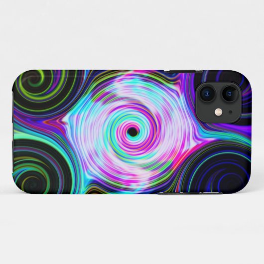 Blue Cosmic Swirl Phone Case (Rückseite (Horizontal))