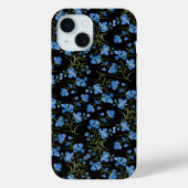 Blue Cosmos Flowers Case-Mate iPhone Hülle (Rückseite)