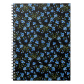 Blue Cosmos Flowers Notizblock (Vorderseite)