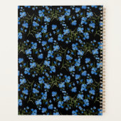 Blue Cosmos Flowers Planer (Rückseite)