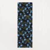 Blue Cosmos Flowers Yogamatte (Rückseite)