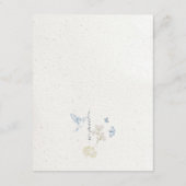 Blue Cotswolds Imitats Handmade Paper Details Hoch Begleitkarte (Rückseite)