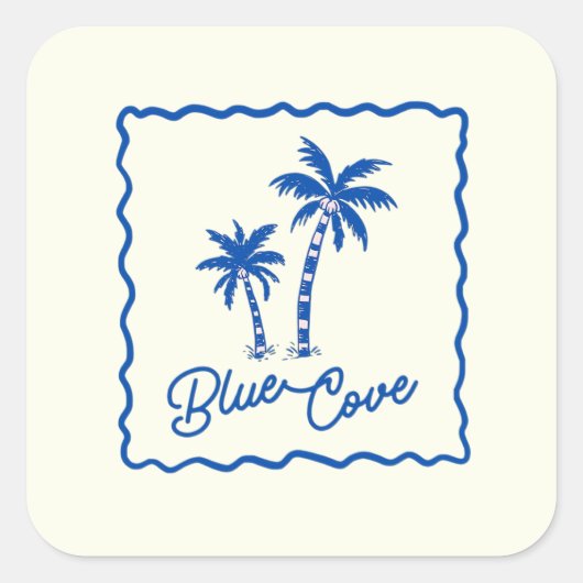 Blue Cove Aufkleber (Vorderseite)