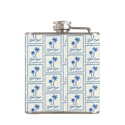 Blue Cove Flachmann (Rückseite)