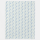 Blue Cove Fleecedecke (Vorderseite)