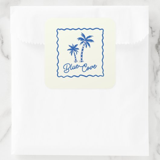 Blue Cove Sticker (Tasche)