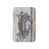 Blue Crab auf Dock Badematte (Vorderseite Vertikal)