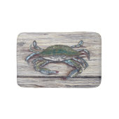 Blue Crab auf Dock Badematte (Vorderseite)