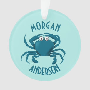 Blue Crab Beach Thema Geschenk Ornament