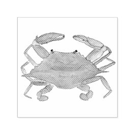 Blue Crab Briefmarke Permastempel