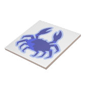 Blue Crab Cartoon Fliese (Seite)